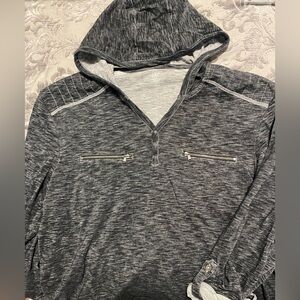 INC | Men’s Hooded Rolled Sleeve Shirt, Size L